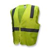 Radians Radians¬Æ SV2Z Economy Class 2 Solid Safety Vest W/ Zipper, Hi-Vis Green, 3XL SV2ZGS3X